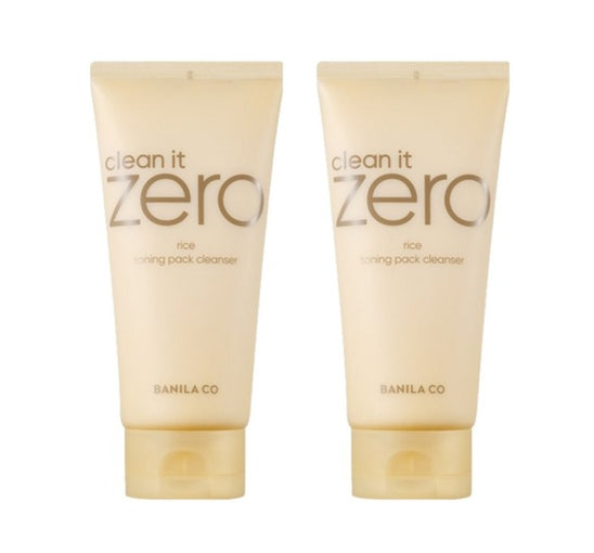 2 x BANILA CO Clean it Zero Rice Toning Pack Cleanser 180g from Korea