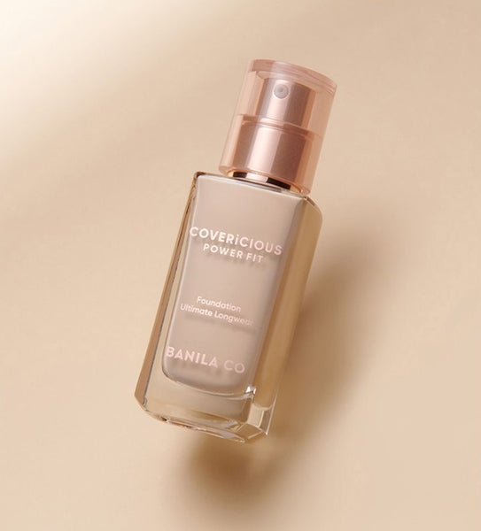BANILA CO Covericious Power Fit Foundation 30ml, SPF 45 PA++, 8 Colours from Korea