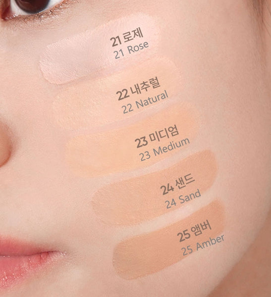 BANILA CO Covericious Ultimate White Cushion (Main 14g + Refill 14g), SPF38 PA++, 10 Colours from Korea