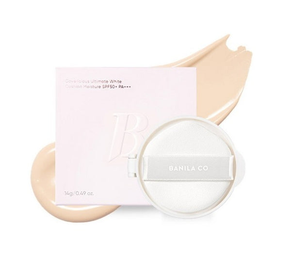 BANILA CO Covericious Ultimate White Cushion Moisture Refill 14g, SPF50+ PA+++, 5 Colours from Korea by BANILA CO