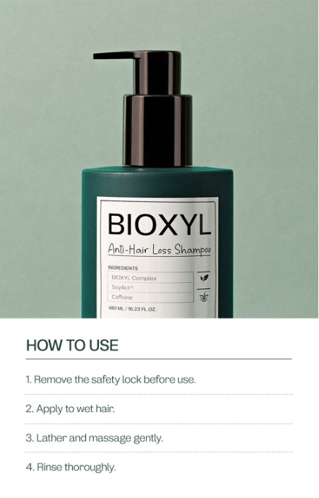 ma:nyo BIOXYL Anti-Hair Loss Shampoo 480ml from Korea by ma:nyo