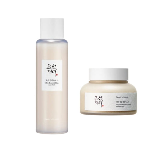 Beauty of Joseon Glow Replenishing Rice Milk 150ml + Ground Rice and Honey Glow Mask 150ml from Korea by Beauty of Joseon
