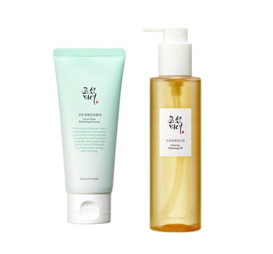 Beauty of Joseon Ginseng Cleansing Oil 210m + Green Plum Refreshing Cleanser 100ml from Korea by Beauty of Joseon