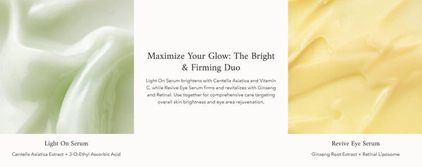 Beauty of Joseon Revive Eye Serum : Ginseng + Retinol 30ml + Light On Serum: Centella + Vita C 30ml from Korea by Beauty of Joseon