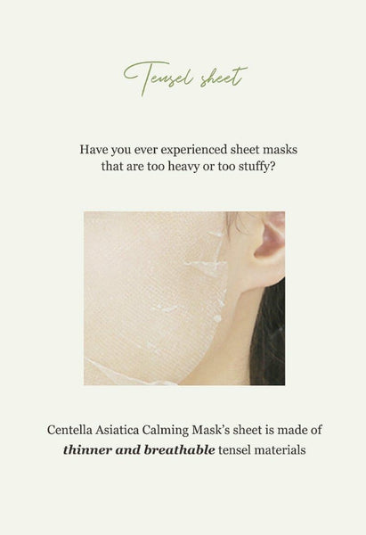 Beauty of Joseon Centella Asiatica Calming Mask Sheet (25ml X 10 Sheets) from Korea by Beauty of Joseon