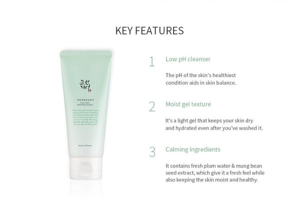 Beauty of Joseon Green Plum Refreshing Cleanser 100mL from Korea by Beauty of Joseon