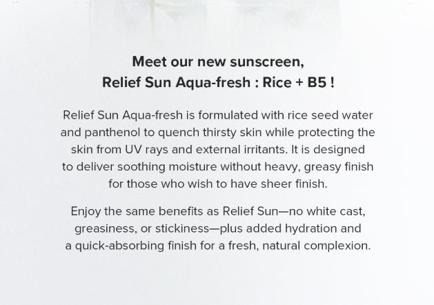 2 X Beauty of Joseon Relief Sun Aqua Fresh Rice+B5 50ml, SFP50+ PA++++ from Korea by Beauty of Joseon