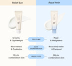 2 X Beauty of Joseon Relief Sun Aqua Fresh Rice+B5 50ml, SFP50+ PA++++ from Korea by Beauty of Joseon