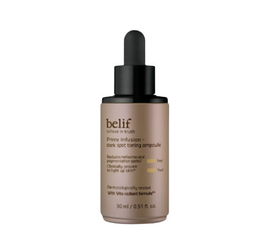 belif Prime Infusion Dark Spot Toning Ampoule 30ml from Korea