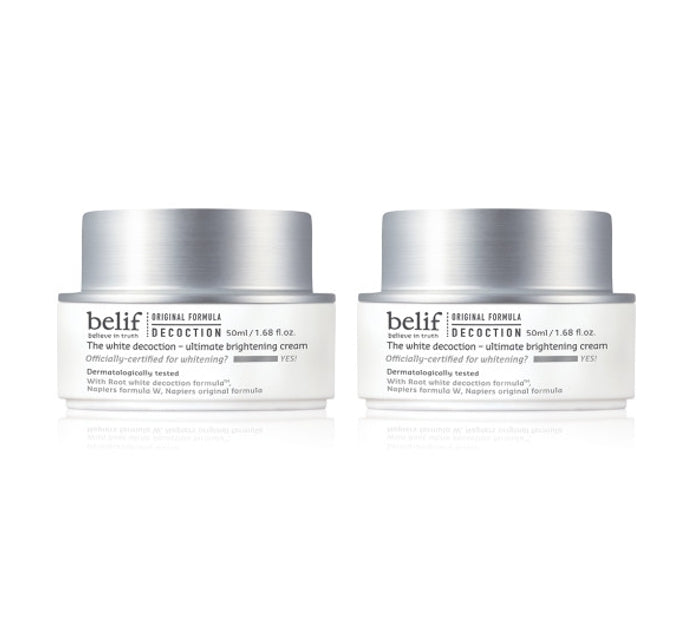 2 x Belif The White Decoction Ultimate Brightening Cream 50ml from Korea by belif