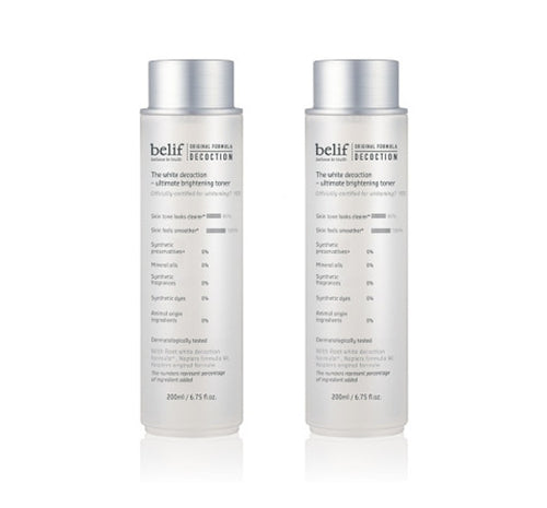 2 x Belif The White Decoction Ultimate Brightening Toner 200ml from Korea by belif