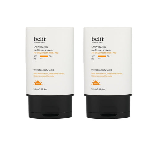 2 x Belif UV Protector Multi Sunscreen Plus 50ml, SPF50+ PA++++ from Korea by belif