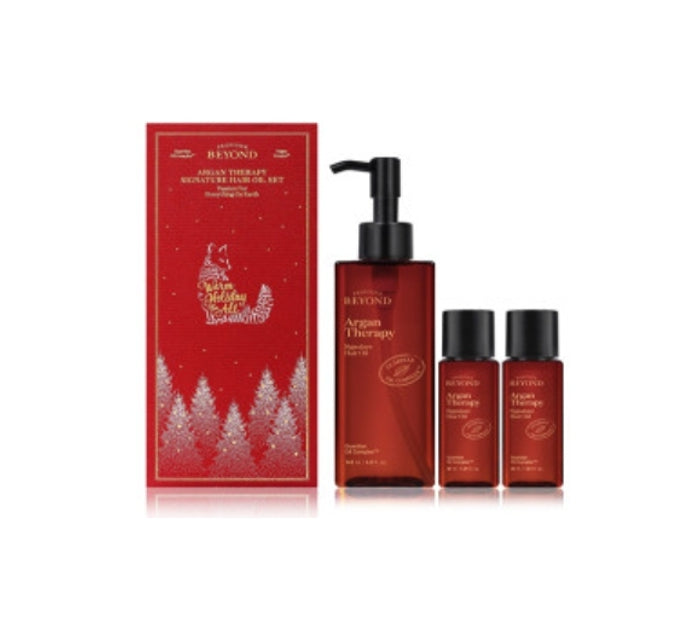 Beyond Argan Therapy Signature Hair Oil Holiday Edition (3 Items) from Korea by Beyond