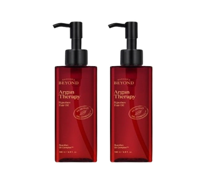2 x Beyond Argan Therapy Signature Hair Oil 145ml from Korea by Beyond