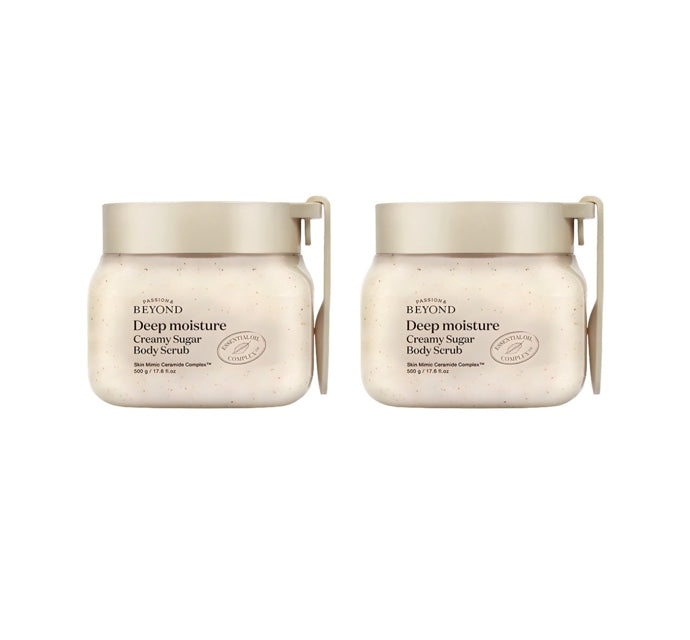2 x Beyond Deep Moisture Creamy Sugar Body Scrub 500g from Korea by Beyond