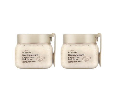 2 x Beyond Deep Moisture Creamy Sugar Body Scrub 500g from Korea by Beyond
