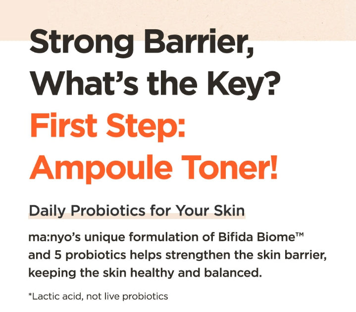 ma:nyo Bifida Biome Ampoule Toner 400ml from Korea by ma:nyo