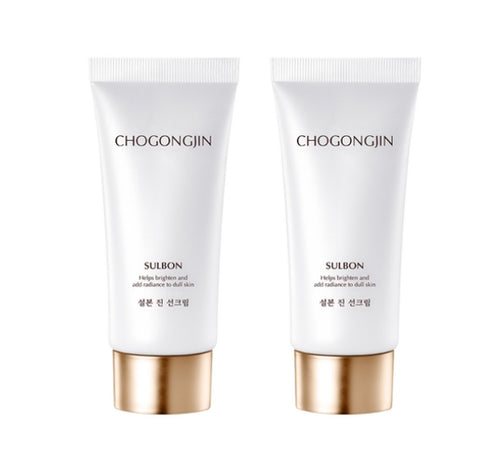 2 x CHOGONGJIN Sulbon Jin Sun Cream SPF50+ PA++++ 50ml from Korea by CHOGONGJIN