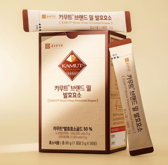 3 x CHONGKUNDANG Healthcare Kamut Brand Wheat Fermentation Enzyme 30 Sachets from Korea