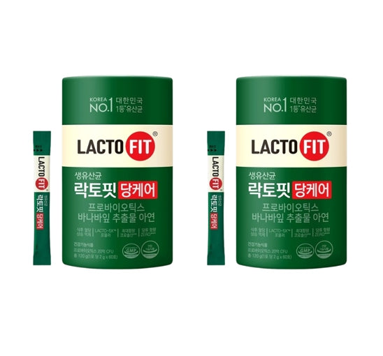 2 x CHONGKUNDANG LACTO FIT Blood Sugar Care 60 Sticks from Korea