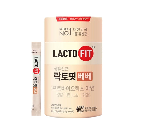 CHONGKUNDANG LACTO FIT Probiotics Bebe 60 Sticks from Korea