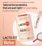 2 x CHONGKUNDANG LACTO FIT Probiotics Bebe 60 Sticks from Korea