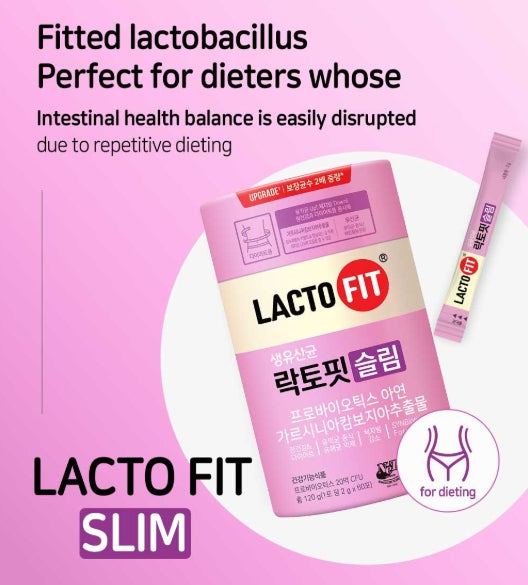 CHONGKUNDANG LACTO FIT Probiotics Slim 60 Sticks from Korea