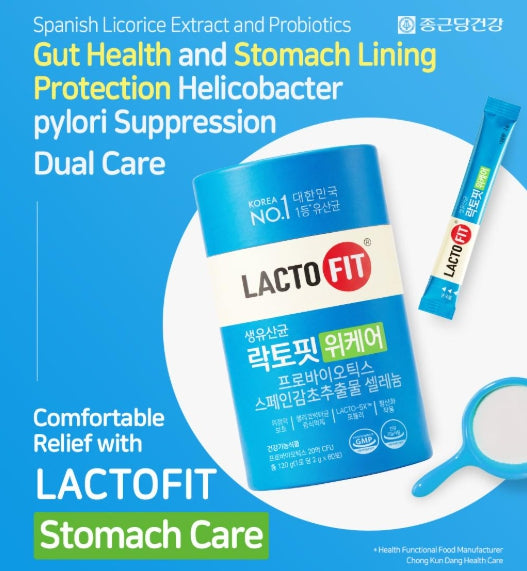 CHONGKUNDANG LACTO FIT Probiotics Stomach Care 60 Sticks from Korea