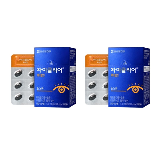 2 x CHONGKUNDANG Healthcare Eye Clear Lutein 30 Capsules from Korea
