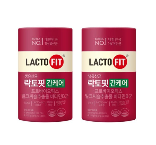 2 x CHONGKUNDANG LACTO FIT Liver Care Probiotics 60 Sticks from Korea