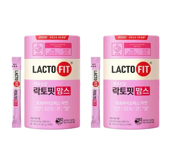 2 x CHONGKUNDANG LACTO FIT Probiotics Moms 60 Sticks from Korea