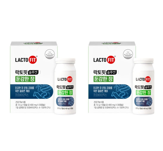 2 x CHONGKUNDANG LACTO FIT Solution 1 Sluggish Intestine 30 Capsules from Korea