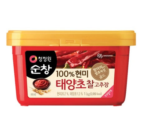 Chungjungwon Sunchang 100% Brown Rice Gochujang 1kg from Korea
