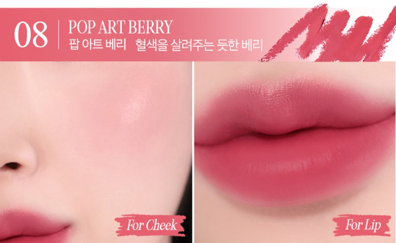 2 x CLIO Butter Balm Crayon 3.9g, Creamy Matte 10 Colour Options from Korea