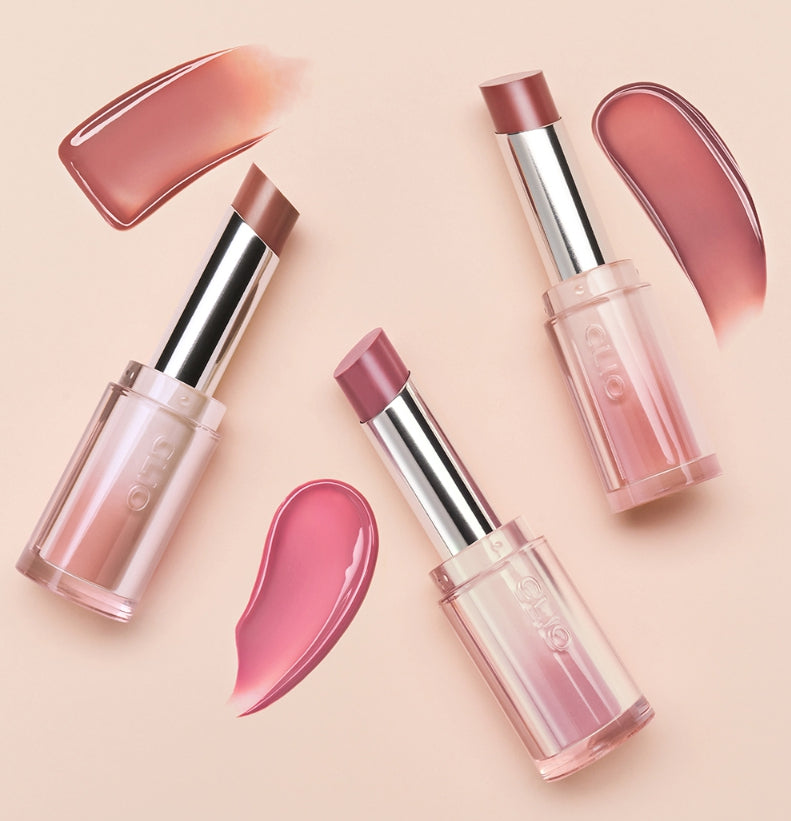 2 x CLIO Crystal Glam Balm 3.2g, 7 Colour Options from Korea