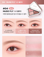 CLIO Essential Shadow Tap, 3-Colour Eyeshadow Palette, 5 Options from Korea