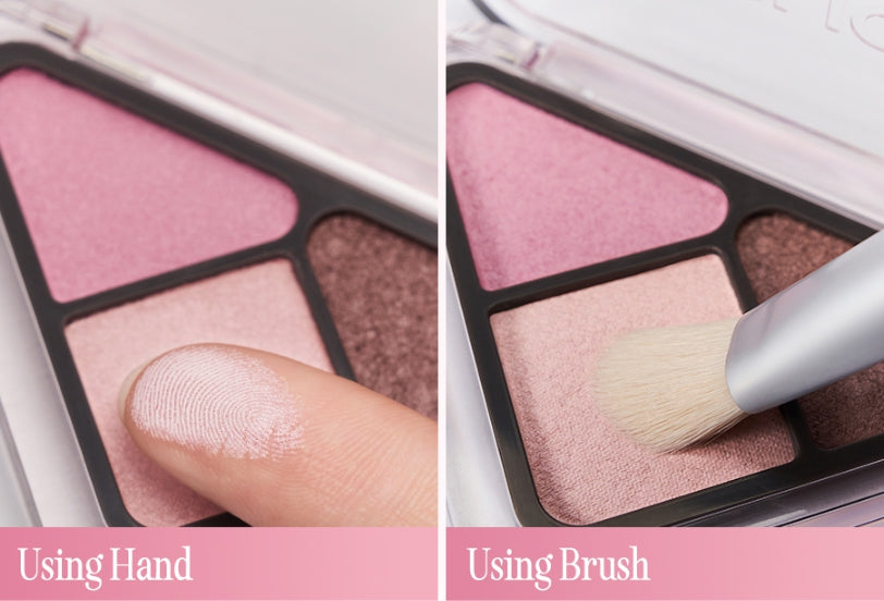 CLIO Essential Shadow Tap, 3-Colour Eyeshadow Palette, 5 Options from Korea