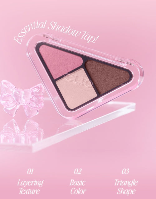 2 x CLIO Essential Shadow Tap, 3-Colour Eyeshadow Palette, 5 Options from Korea