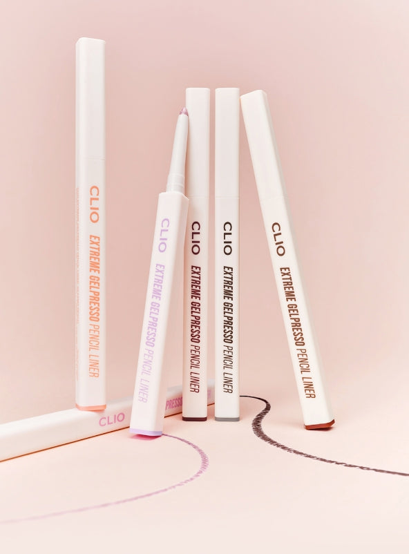 2 x CLIO Extreme Gelpresso Liner Pencil 0.35g (6 צבעים) מ-Korea_MU