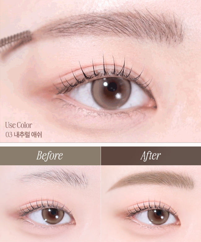 CLIO Kill Brow Slim Ash Browcara 3g, 2 Colour Options from Korea