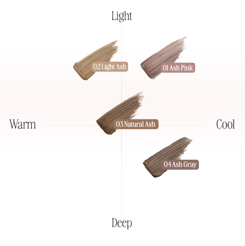 CLIO Kill Brow Slim Ash Browcara 3g, 2 Colour Options from Korea