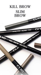 2 x CLIO Kill Brow Slim Brow 0.024g, #04 Cool Gray from Korea
