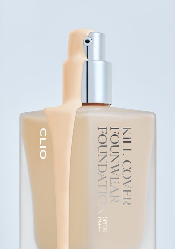 CLIO Kill Cover Founwear Foundation 38g SPF 30 PA+++, 2 Colours from Korea