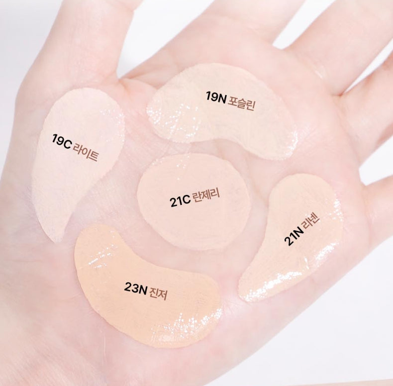 CLIO Kill Cover Mesh Glow Essential Cushion (Main 15g + Refill 15g) 5 Colours from Korea