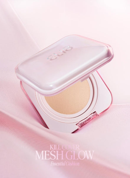 2 x CLIO Kill Cover Mesh Glow Essential Cushion (Main 15g + Refill 15g) 5 Colours from Korea