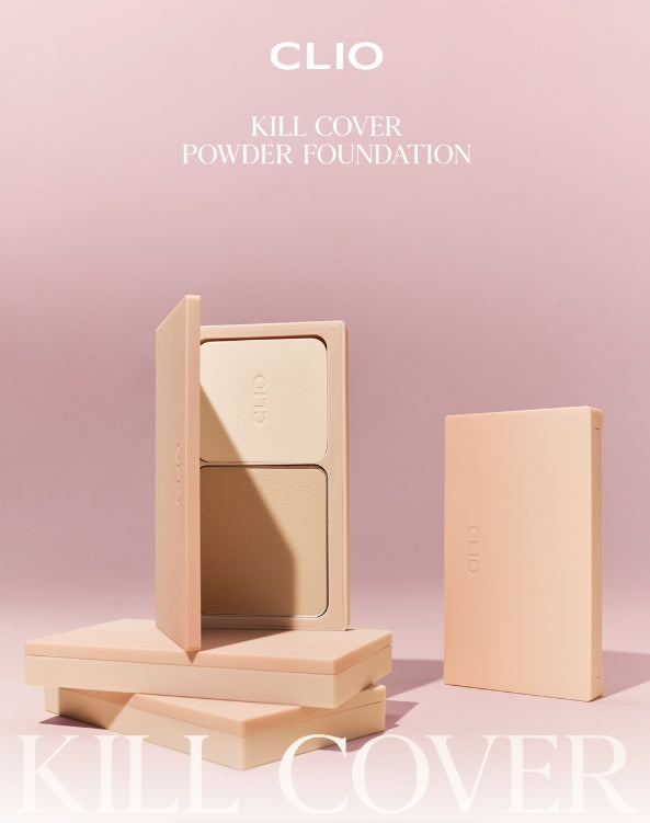 CLIO Kill Cover Powder Foundation 9g, 3 Colours from Korea
