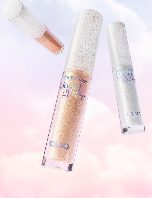 2 x CLIO Moon Glass Liquid Glitter 1g, 2 Colour Options from Korea