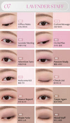 CLIO Pro Eye Palette Air, 12-Colour Eyeshadow Palette, 7 Options from Korea