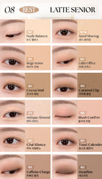 CLIO Pro Eye Palette Air, 12-Colour Eyeshadow Palette, 7 Options from Korea