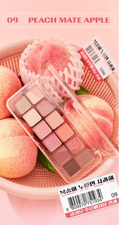 CLIO Pro Eye Palette Air, 12-Colour Eyeshadow Palette, 7 Options from Korea